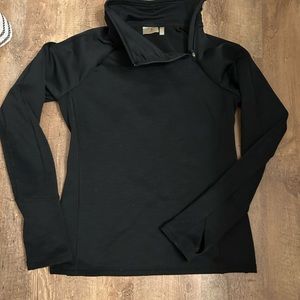 Athleta Pullover w/ asymmetrical zipper